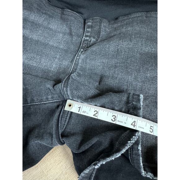 Isabel Maternity Midi Short‎ Size 12 Black Full Panel 4" Inseam - Picture 4 of 8